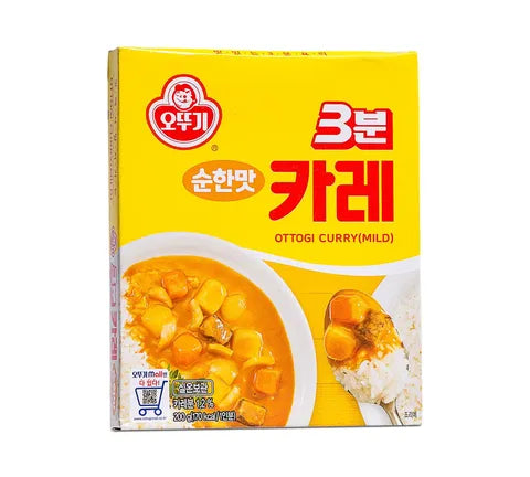 Ottogi 3 Min. Korean Curry Sauce  (Mild) - Box (24 x 200 gr)