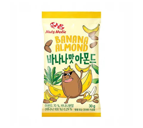 Nuts Holic Banana Almonds - Box (160 x 30 gr)