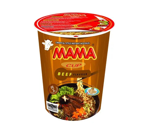 Mama Beef Flavour Cup - Box (16 x 70 gr)