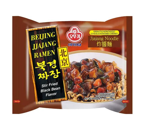 Ottogi Beijing Ramen Jjajang Flavour - Instant Noodles - Box (40 x 135 gr)