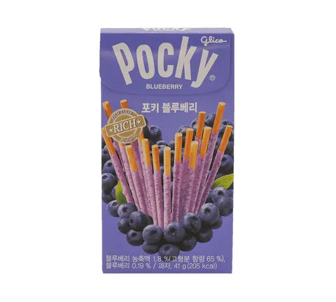 Pocky - Glico Blueberry Flavour - Box (40 x 41 gr)