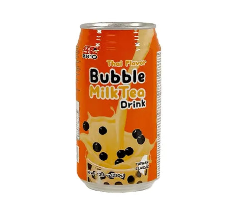 Rico Boba Bubble Milk Tea Drink Thai Flavor - Box (24 x 350 ml)