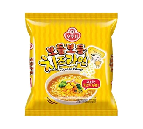 Ottogi Cheese Ramen Korean Style Instant Noodle - Box (32 x 111 gr)