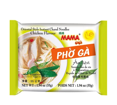 Mama Chicken Pho Ga Instant Chand Rice Vermicelli - Box (30 x 55 gr)