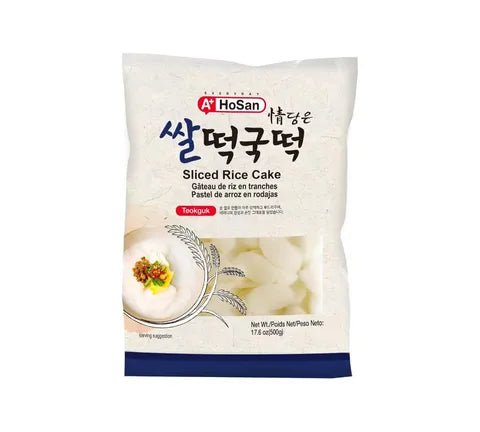 A+HoSan Chopped Rice Cake Sliced Teokguk - Tteokbokki / Topokki - Box (20 x 500 gr)