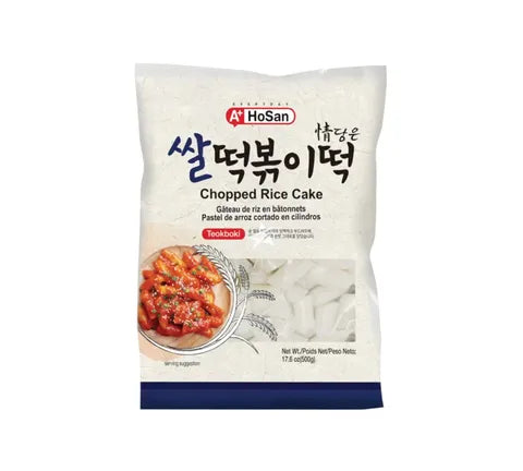 A+HoSan Chopped Rice Cake Sticks - Tteokbokki / Topokki - Box (20 x 500 gr)