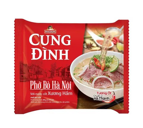 Cung Dinh Cung Dinh Beef Rice Noodle Pho Bo - Box (30 x 70 gr)