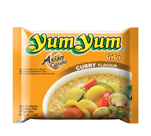 Yum Yum Curry Flavour Instant Noodles - Box (30 x 60 gr)