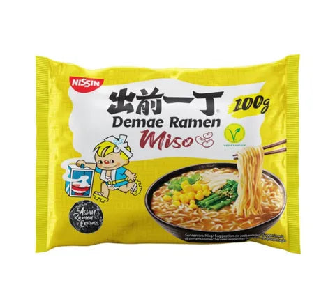 Nissin Demae Ramen Miso Flavour - Box (30 x 100 gr)