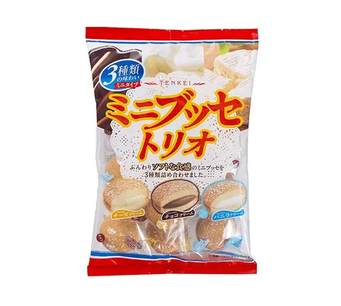 Tenkei Dorayaki Mini's - Mixxed Flavours (12 Pcs) - Box (12 x 140 gr)