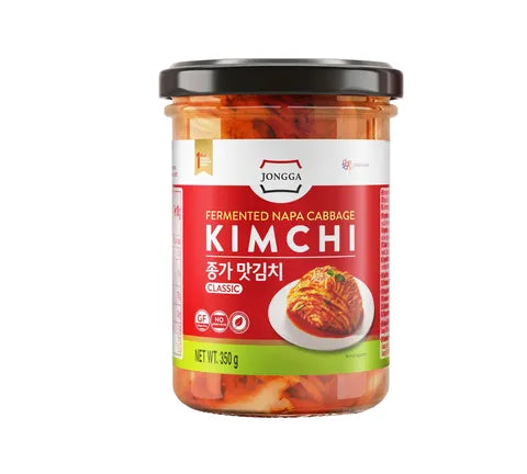 Jongga Fermented Napa Cabbage Kimchi - Box (9 x 350 gr)