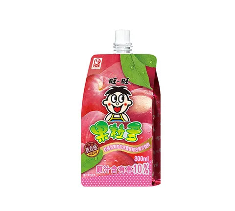 Want Want Fruit Juice with Nata de Coco Peach Flavour - Box (24 x 300 ml)