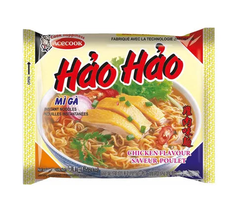 Acecook Hao Hao Chicken Flavour - Box (30 x 74 gr)