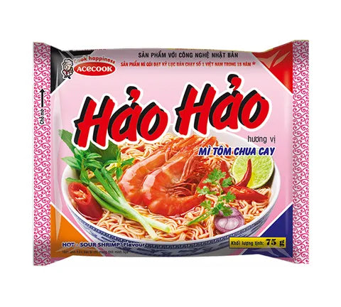 Acecook Hao Hao Sate Onion Flavour - Box (30 x 74 gr)