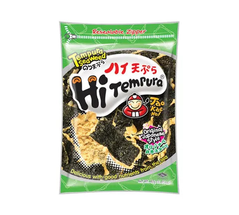 Tao Kae Noi Hi Tempura Seaweed Chips Original Flavour - Multi Pack (6 x 40 gr)