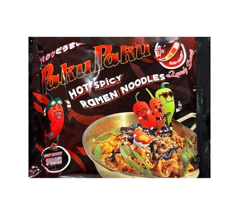 Paku Paku Hot Spicy Ramen Instant Noodles Lovely Spicy - Box (40 x 140 gr)