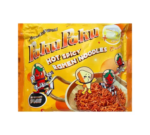 Paku Paku Hot Spicy Ramen Noodles Creamy Cheese - Box (40 x 140 gr)