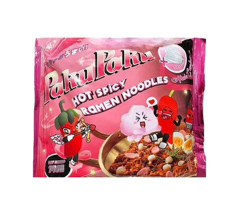 Paku Paku Hot Spicy Ramen Noodles Halo Carbo - Box (40 x 140 gr)