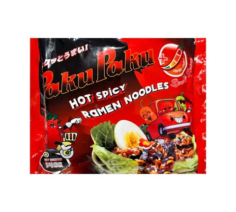 Paku Paku Hot Spicy Ramen Noodles Speedy Spicy - Box (40 x 140 gr)