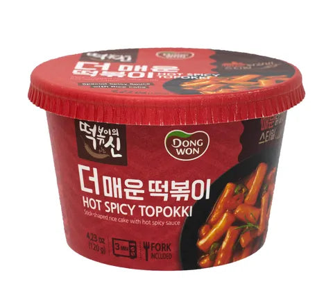 Dong Won Hot Spicy Topokki - Box (16 x 120 gr)