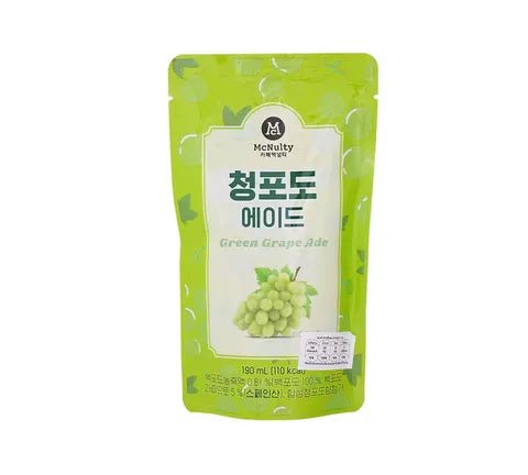 Café McNulty Ice Green Grape Ade Pouch Drink - Box (30 x 190 ml)