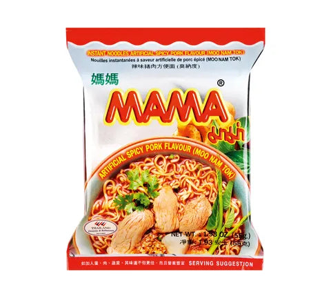 Mama Instant Noodles Moo Nam Tok - Box (30 x 55 gr)