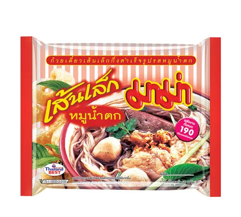 Mama Instant Rice Noodles Moo Nam Tok Flavour - Box (30 x 55 gr)