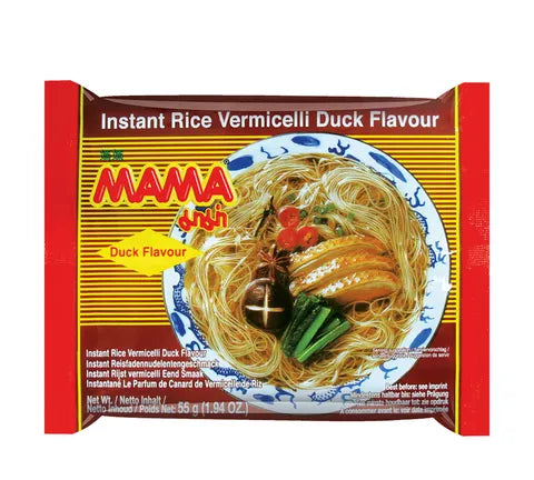 Mama Instant Rice Vermicelli Duck Flavour - Box (30 x 55 gr)