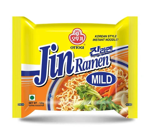 Ottogi Jin Ramen Mild - Instant Noodles - Box (40 x 120 gr)