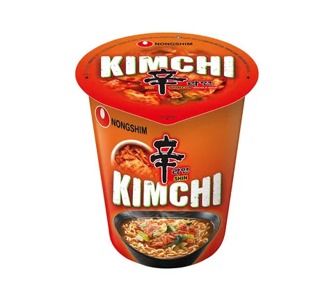 Nongshim Kimchi Flavour Cup - Multi Pack (12 x 75 gr)