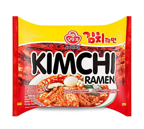 Ottogi Kimchi Flavour Instant Noodle Soup - Box (20 x 120 gr)