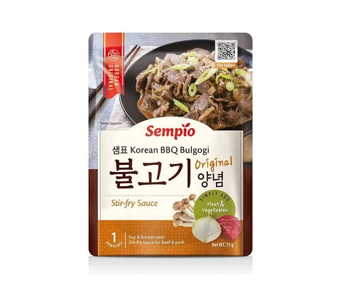 Sempio Korean BBQ Bulgogi Stir-fry Sauce - Box (24 x 75 gr)