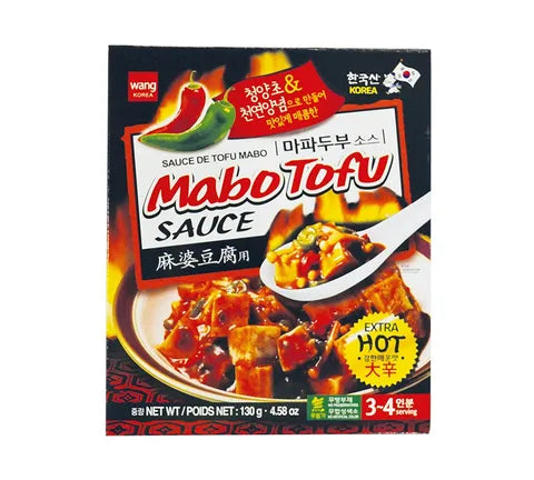 Wang Mabo Tofu Sauce Hot - Box (24 x 130 gr)