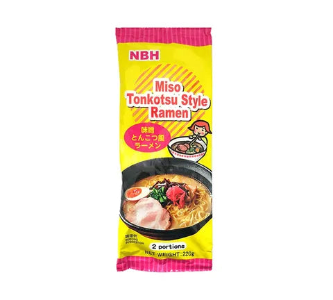 NBH Miso Tonkotsu Style Ramen - Box (24 x 220 gr)