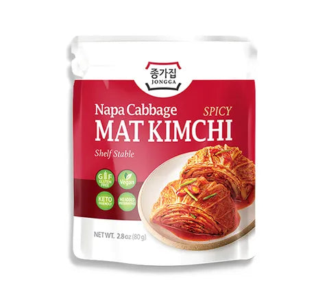 Jongga Napa Cabbage Kimchi Spicy - Box (32 x 80 gr)