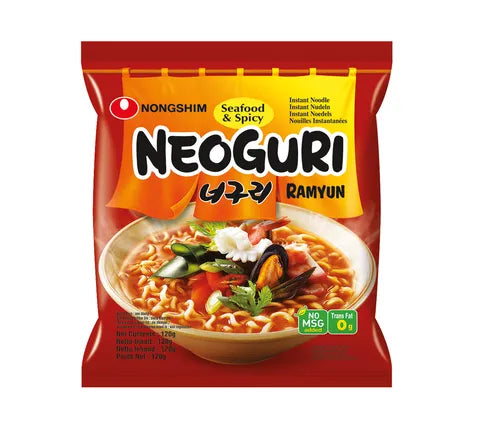 Nongshim Neoguri Seafood Spicy Instant Noodles - Box (20 x 120 gr)