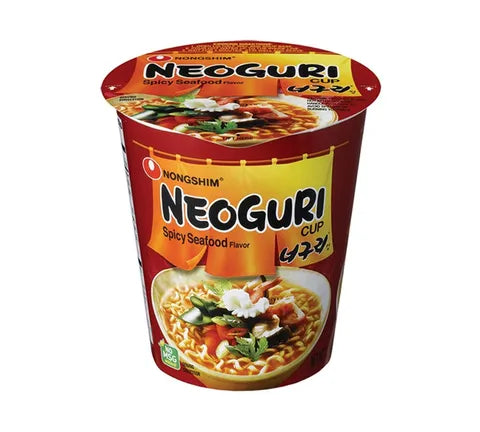 Nongshim Neoguri Spicy Seafood Cup - Box (12 x 62 gr)