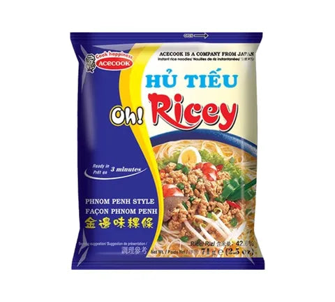 Acecook Oh Ricey Hu Tieu Nam Vang Phnom Penh Flavour - Box (24 x 71 gr)