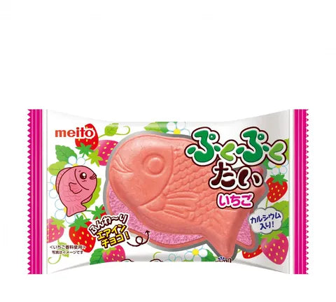 Meito Puku Puku Tai Air-in Strawberry - Box (120 x 16.5 gr)