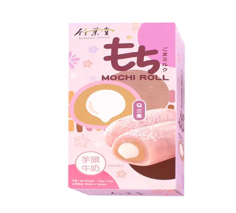 BamBoo House Q3 Mochi Roll Taro Milk - Box (24 x 150 gr)