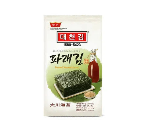 Dae Chun Roasted Seaweed Sesame Flavour - Multi Pack (10 x 5 gr)