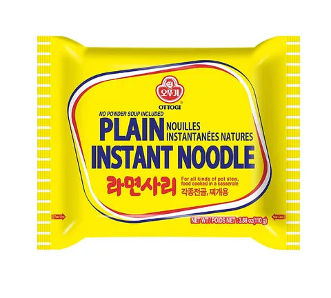 Ottogi Sari / Plain Instant Noodles - Box (48 x 110 gr)