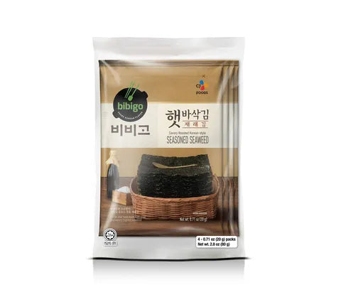 CJ Bibigo Savory Roasted Seasoned Seaweed - Box (40 x 20 gr)