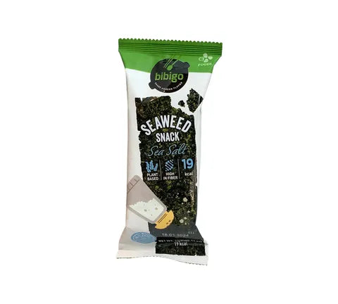 CJ Bibigo Seaweed Snack Sea Salt - Box (36 x 4 gr)