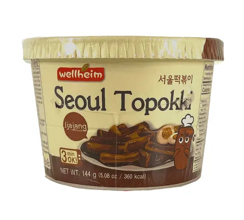 Wellheim Seoul Topokki Jjajang Flavour - Box (18 Pcs)