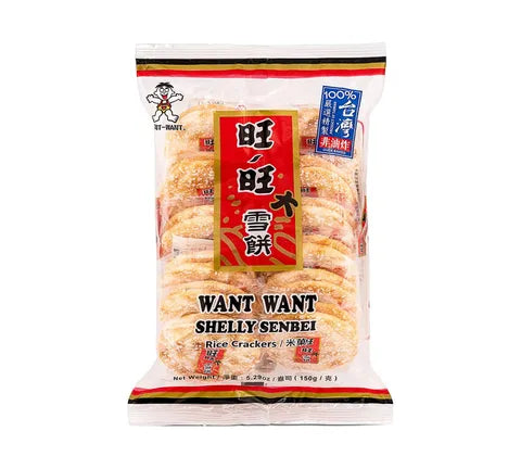 Want Want Shelly Senbei Rice Cracker - Box (20 x 150 gr)