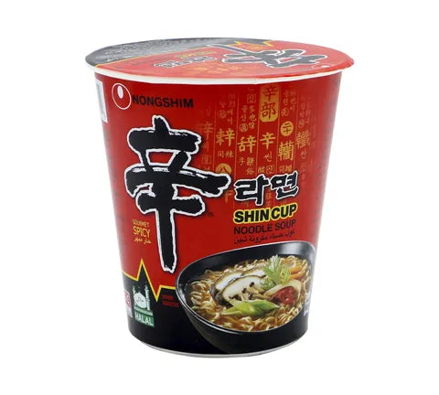 Nongshim Shin Ramyun Instant Noodle Cup - Multi Pack (12 x 68 gr)