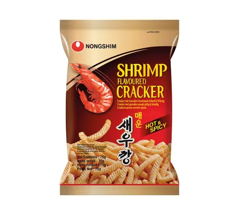 Nongshim Shrimp Cracker Hot & Spicy - Box (20 x 75 gr)