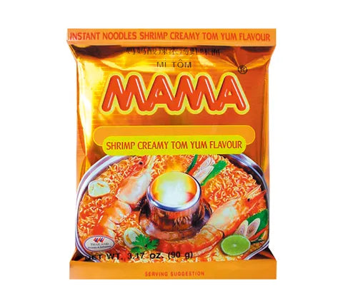 Mama Shrimp Creamy Tom Yum Flavour Jumbo - Box (20 x 90 gr)