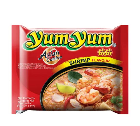 Yum Yum Shrimp Flavour Instant Noodles - Box (30 x 60 gr)